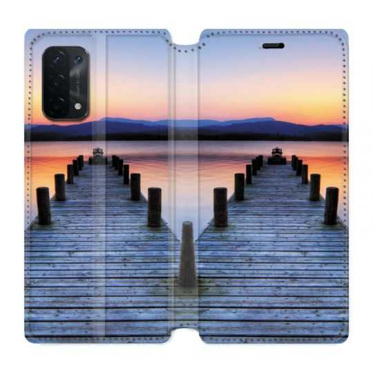 Housse cuir portefeuille Pour Oppo A54 5G / A74 5G Ponton