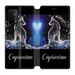 Housse cuir portefeuille Pour Oppo A54 5G / A74 5G Signe Zodiaque 2 Capricorne