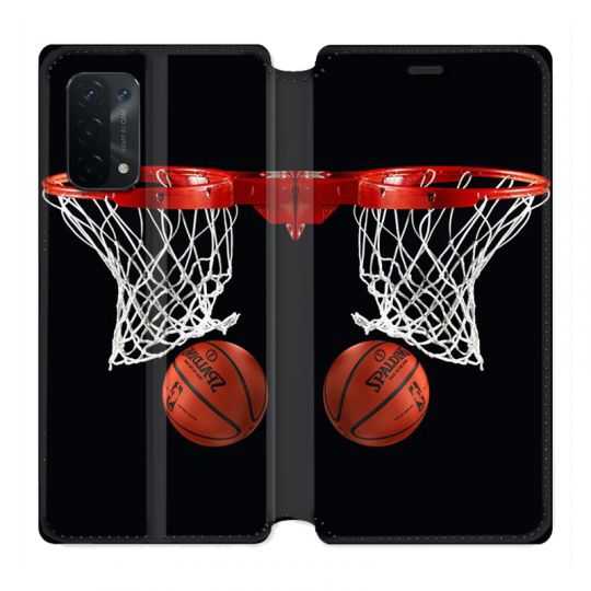 Housse cuir portefeuille Pour Oppo A54 5G / A74 5G Panier Basket