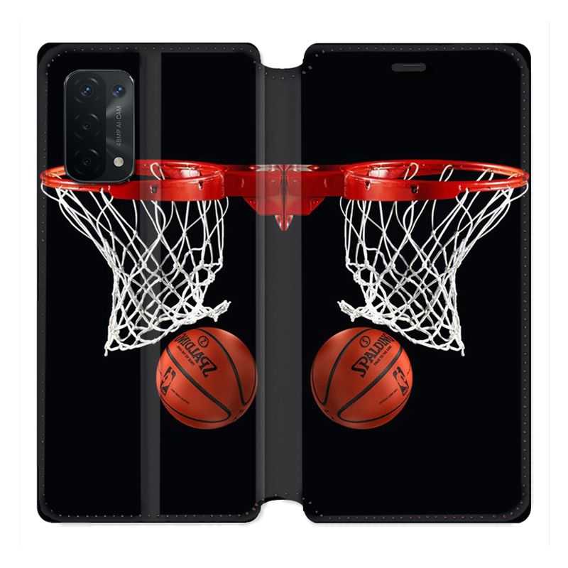Housse cuir portefeuille Pour Oppo A54 5G / A74 5G Panier Basket