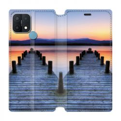 Housse Cuir Portefeuille Pour Oppo A15 Ponton