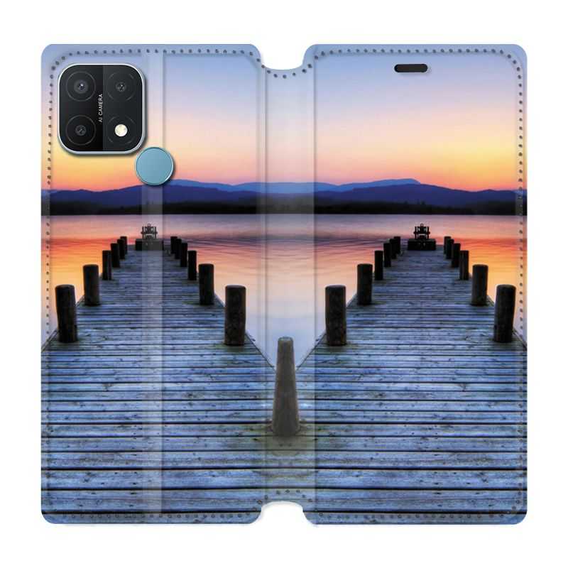 Housse Cuir Portefeuille Pour Oppo A15 Ponton