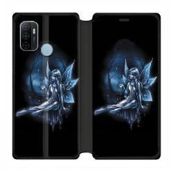 Housse Cuir Portefeuille Pour Oppo A53 / A53S Fee Bleu