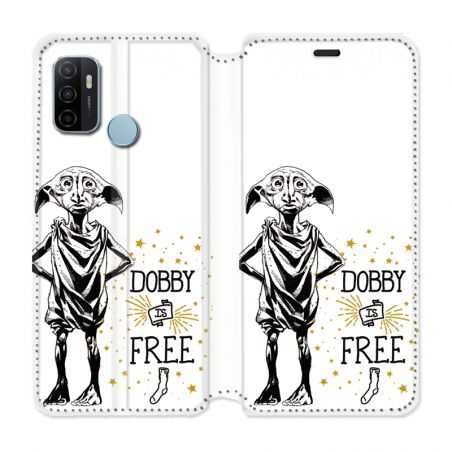 Housse Cuir Portefeuille Pour Oppo A53 / A53S WB License Harry Potter Dobby Free B