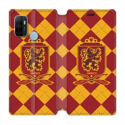 Housse Cuir Portefeuille Pour Oppo A53 / A53S WB License Harry Potter Griffindor