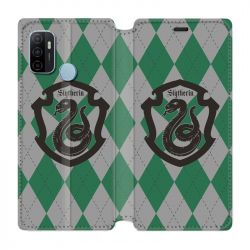 Housse Cuir Portefeuille Pour Oppo A53 / A53S WB License Harry Potter Slytherin