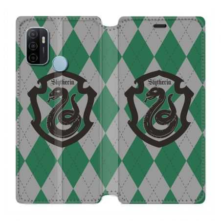 Housse Cuir Portefeuille Pour Oppo A53 / A53S WB License Harry Potter Slytherin