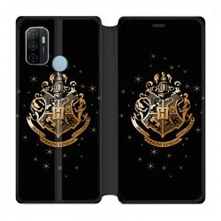 Housse Cuir Portefeuille Pour Oppo A53 / A53S WB License Harry Potter Poudlard