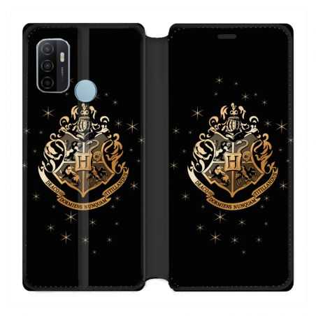 Housse Cuir Portefeuille Pour Oppo A53 / A53S WB License Harry Potter Poudlard