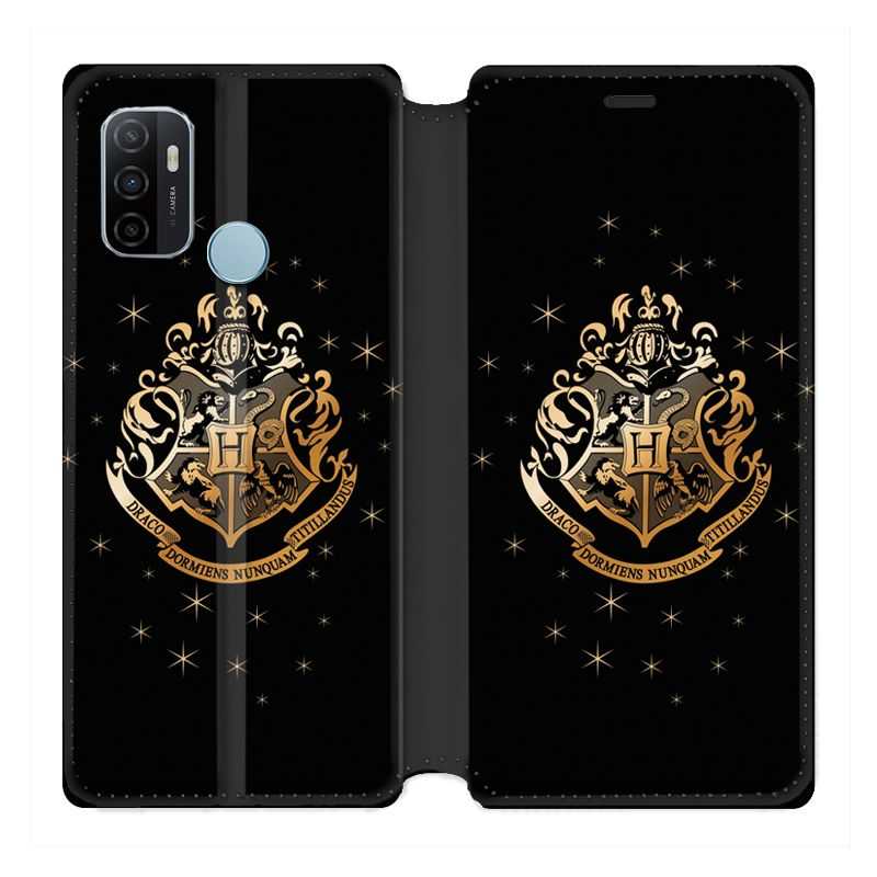 Housse Cuir Portefeuille Pour Oppo A53 / A53S WB License Harry Potter Poudlard