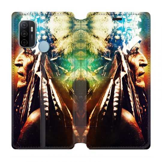Housse Cuir Portefeuille Pour Oppo A53 / A53S Indien