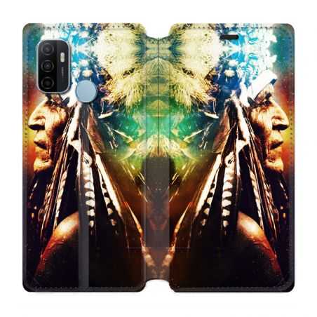 Housse Cuir Portefeuille Pour Oppo A53 / A53S Indien