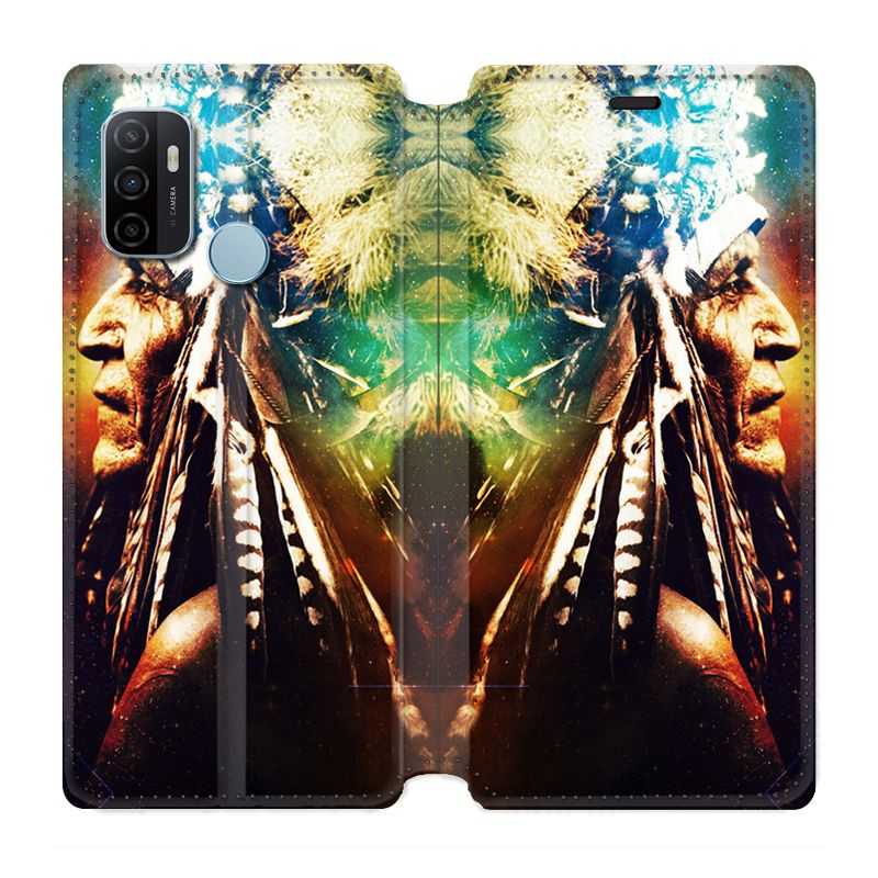 Housse Cuir Portefeuille Pour Oppo A53 / A53S Indien