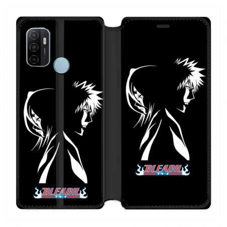 Housse Cuir Portefeuille Pour Oppo A53 / A53S Manga Bleach Duo