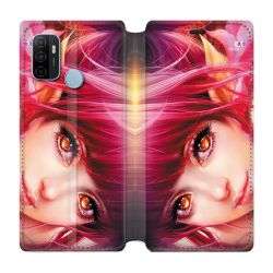 Housse Cuir Portefeuille Pour Oppo A53 / A53S Manga Elfe