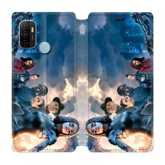 Housse Cuir Portefeuille Pour Oppo A53 / A53S Manga Gunnm Affiche