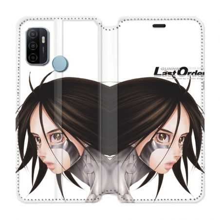 Housse Cuir Portefeuille Pour Oppo A53 / A53S Manga Gunnm Gally