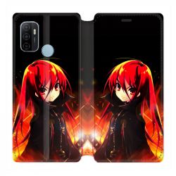 Housse Cuir Portefeuille Pour Oppo A53 / A53S Manga Shana