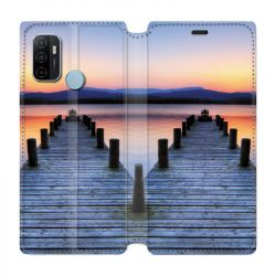 Housse Cuir Portefeuille Pour Oppo A53 / A53S Ponton