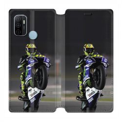 Housse Cuir Portefeuille Pour Oppo A53 / A53S Moto Wheeling