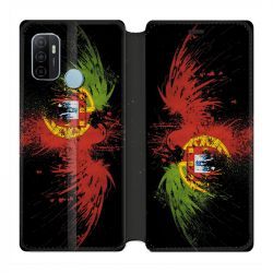 Housse Cuir Portefeuille Pour Oppo A53 / A53S Portugal Aigle