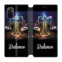 Housse Cuir Portefeuille Pour Oppo A53 / A53S Signe Zodiaque 2 Balance