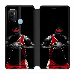 Housse Cuir Portefeuille Pour Oppo A53 / A53S Basketeur