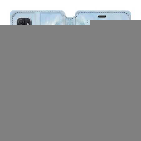 Housse Cuir Portefeuille Pour Oppo A53 / A53S Surf Vague