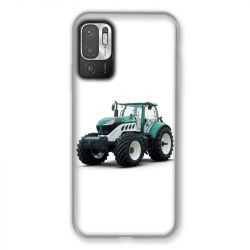 Coque Pour Xiaomi Redmi Note 10 5G Agriculture Tracteur Blanc