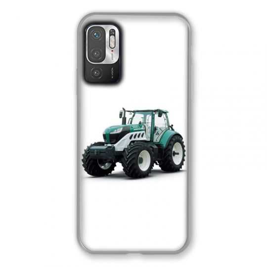 Coque Pour Xiaomi Redmi Note 10 5G Agriculture Tracteur Blanc