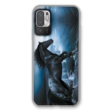 Coque Pour Xiaomi Redmi Note 10 5G Cheval Noir