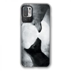 Coque Pour Xiaomi Redmi Note 10 5G Loup Duo