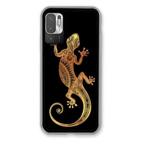 Coque Pour Xiaomi Redmi Note 10 5G Animaux Maori Lezard Noir