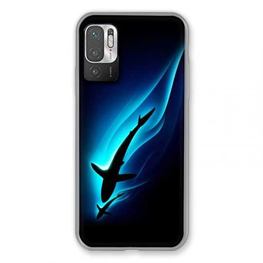 Coque Pour Xiaomi Redmi Note 10 5G Requin Noir