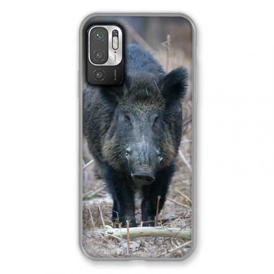 Coque Pour Xiaomi Redmi Note 10 5G Sanglier Pin