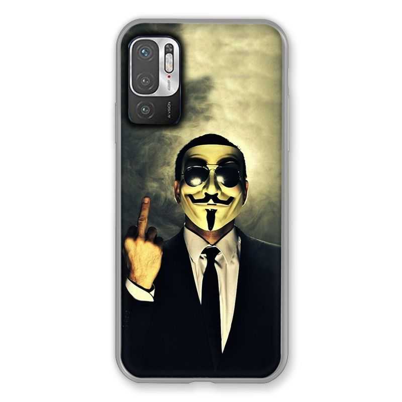 Coque Pour Xiaomi Redmi Note 10 5G Anonymous Doigt