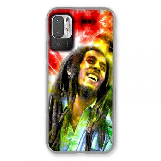 Coque Pour Xiaomi Redmi Note 10 5G Bob Marley Color