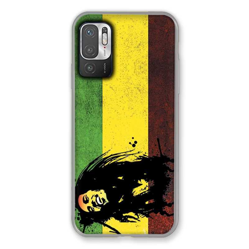 Coque Pour Xiaomi Redmi Note 10 5G Bob Marley Drapeau