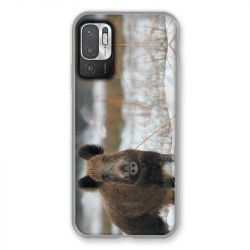 Coque Pour Xiaomi Redmi Note 10 5G Chasse Sanglier Neige