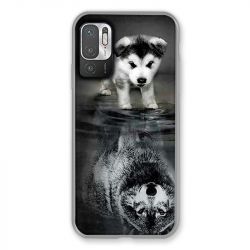 Coque Pour Xiaomi Redmi Note 10 5G Chien Reflet