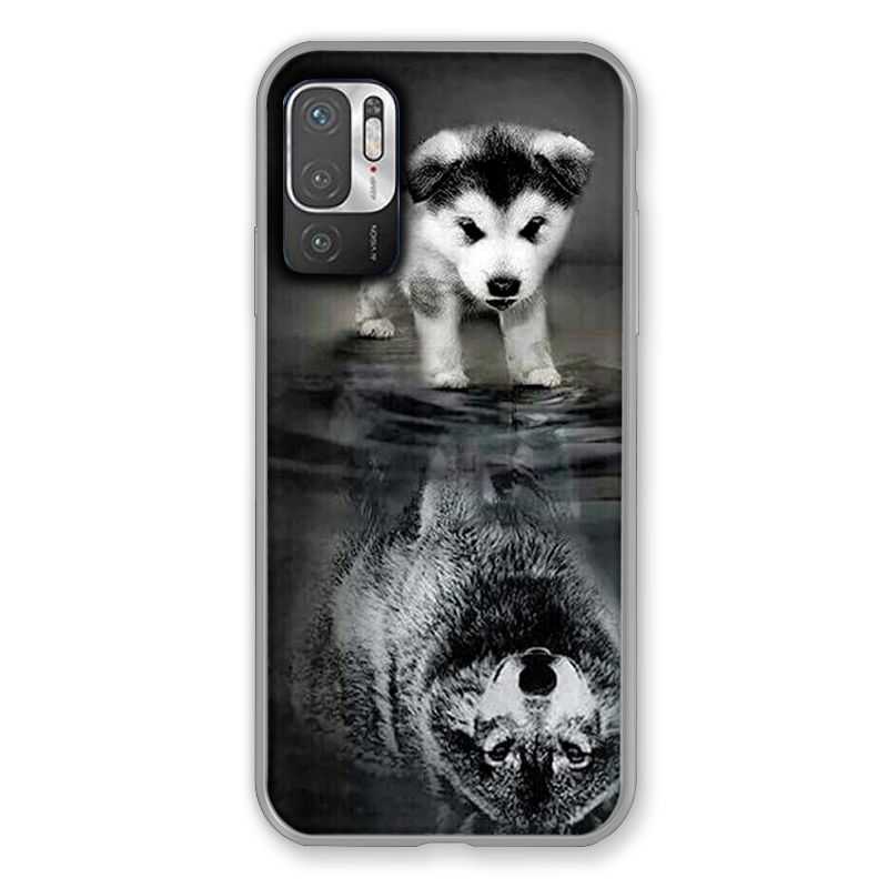 Coque Pour Xiaomi Redmi Note 10 5G Chien Reflet