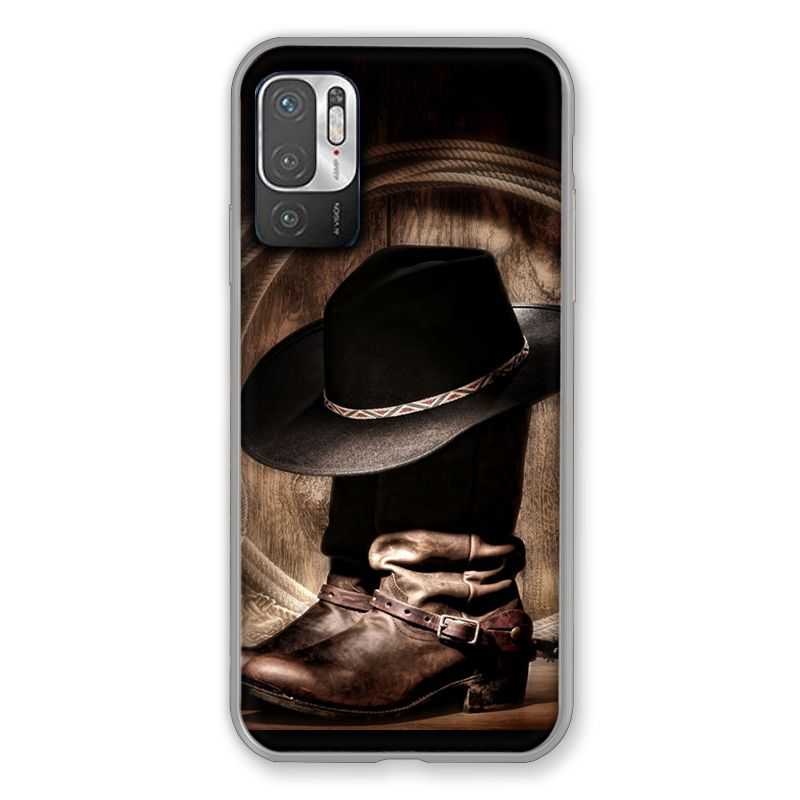 Coque Pour Xiaomi Redmi Note 10 5G Cow Boy Chapeau