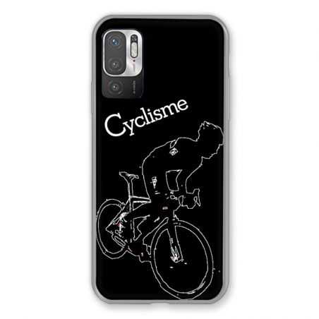 Coque Pour Xiaomi Redmi Note 10 5G Cyclisme Ombre Blanche