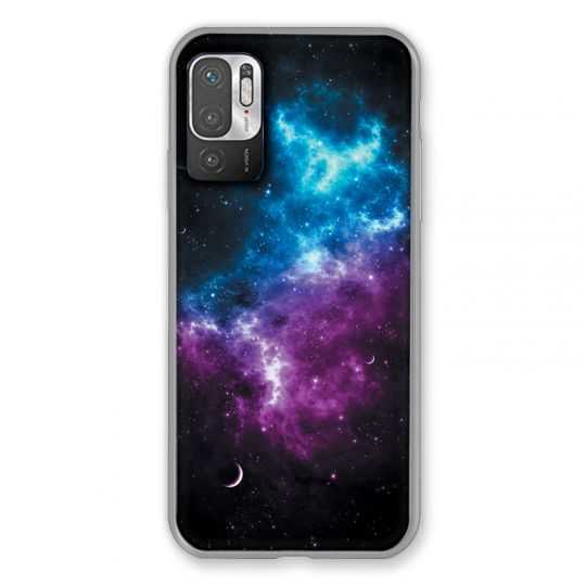 Coque Pour Xiaomi Redmi Note 10 5G Univers Bleu Violet