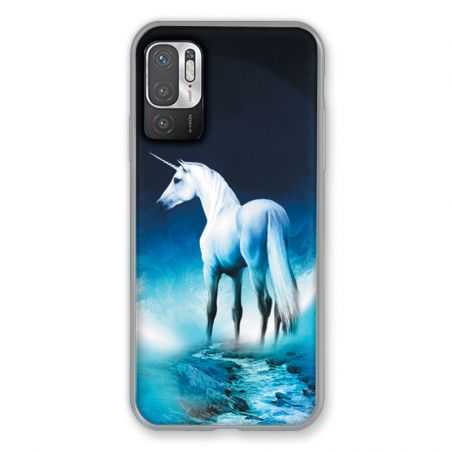 Coque Pour Xiaomi Redmi Note 10 5G Licorne Lune