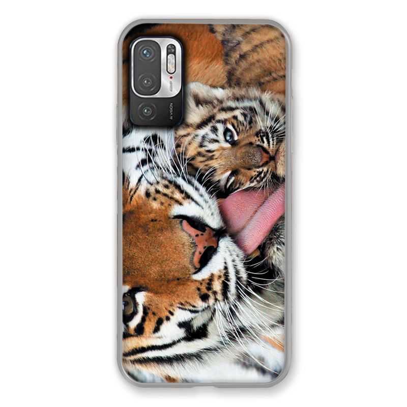 Coque Pour Xiaomi Redmi Note 10 5G Bebe Tigre