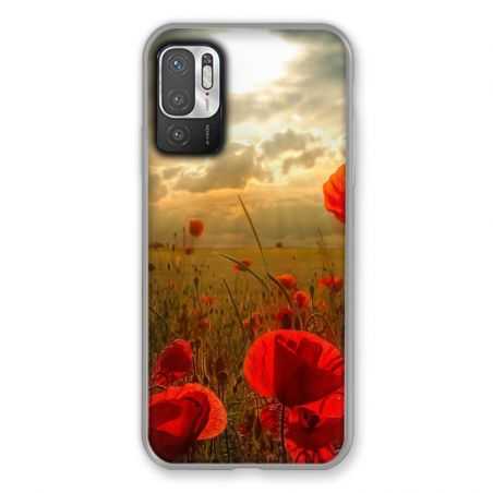 Coque Pour Xiaomi Redmi Note 10 5G Fleur Coquelicot