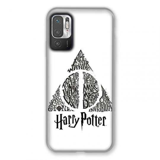 Coque Pour Xiaomi Redmi Note 10 5G WB License Harry Potter Triangle Blanc
