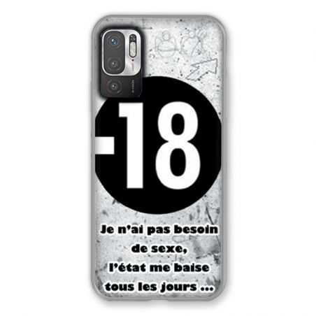 Coque Pour Xiaomi Redmi Note 10 5G Humour 18 Ans