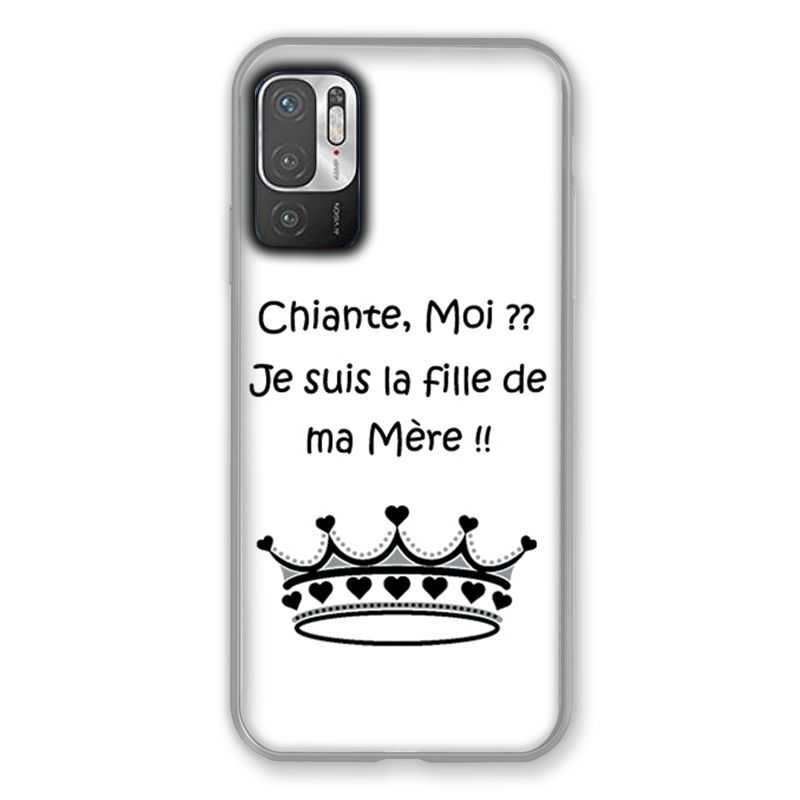 Coque Pour Xiaomi Redmi Note 10 5G Humour Moi Chiante